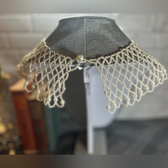 Vintage Faux Pearl Extra Wide Collar Bib Necklace - Picture 5 of 14